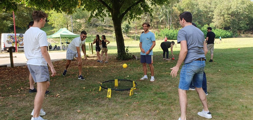 Jeux ludiques - Cornhole, Spikeball, Jenga